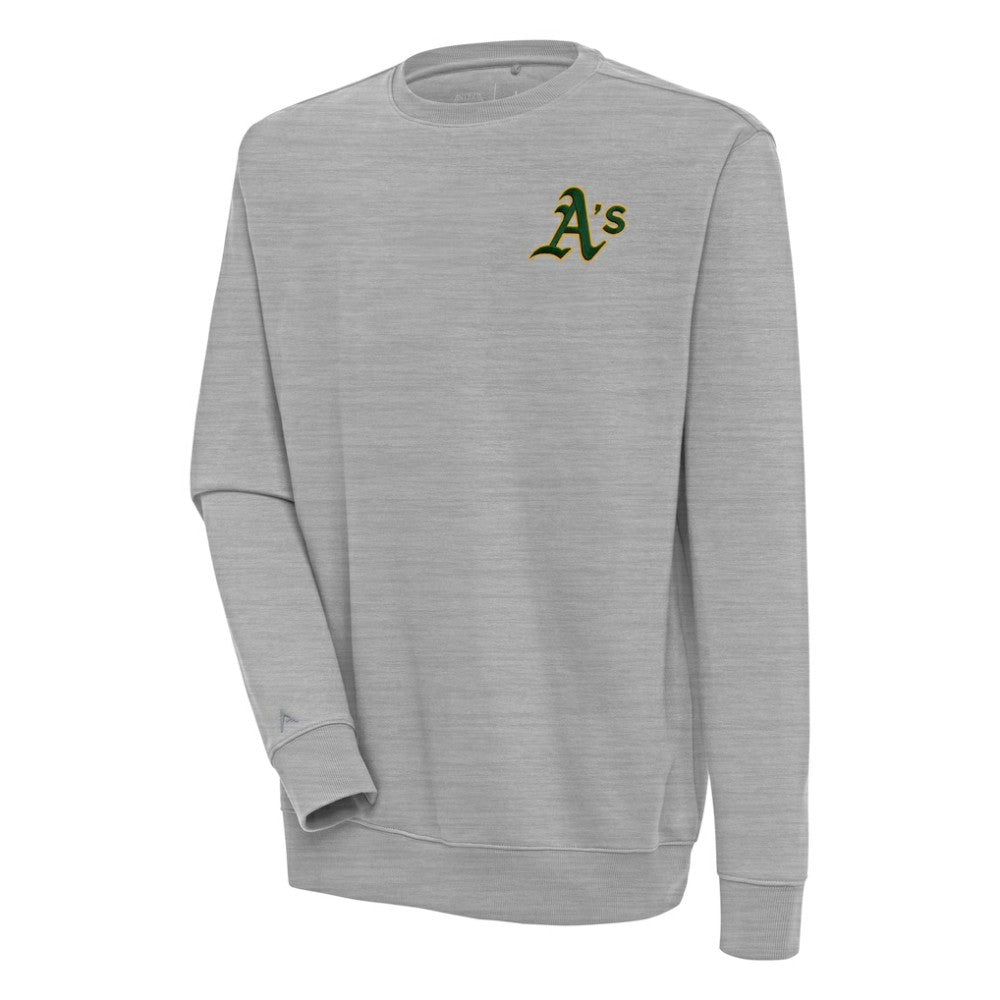 Athletics Antigua Victory Pullover Sweatshirt - Heather Gray Pullover