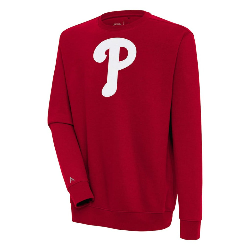 Philadelphia Phillies Antigua Victory Pullover Sweatshirt - Red Pullover