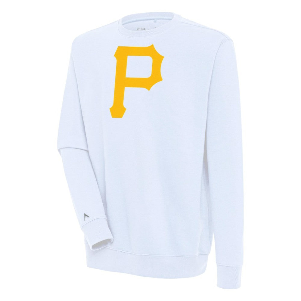 Pittsburgh Pirates Antigua Victory Pullover Sweatshirt - White Pullover