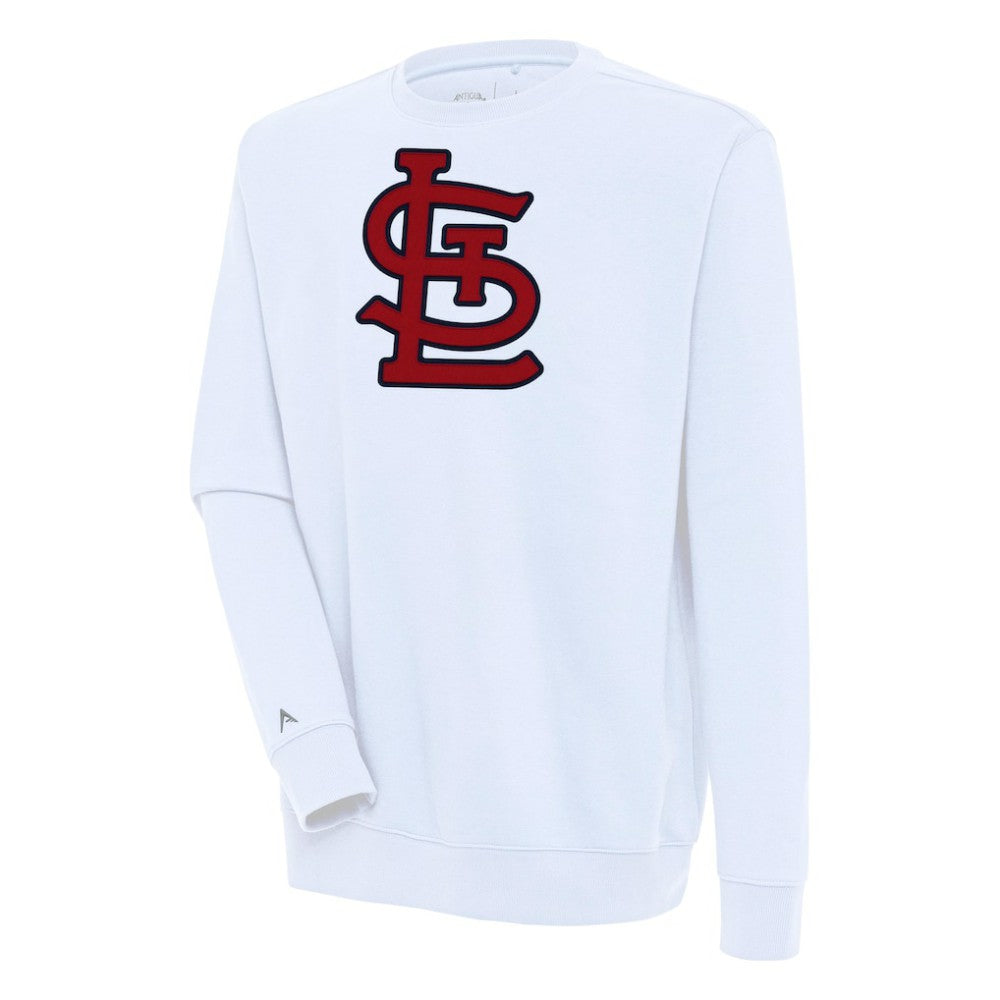 St. Louis Cardinals Antigua Victory Pullover Sweatshirt - White Pullover