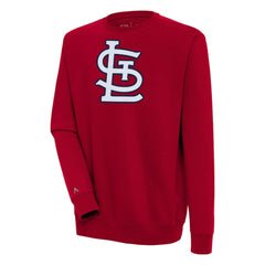 St. Louis Cardinals Antigua Victory Pullover Sweatshirt - Red Pullover