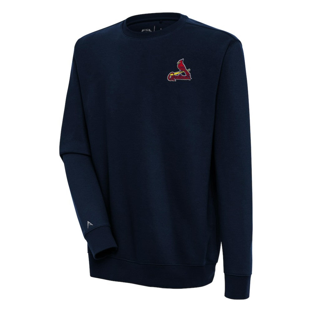 St. Louis Cardinals Antigua Victory Pullover Sweatshirt - Navy Pullover