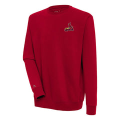 St. Louis Cardinals Antigua Victory Pullover Sweatshirt - Red Pullover