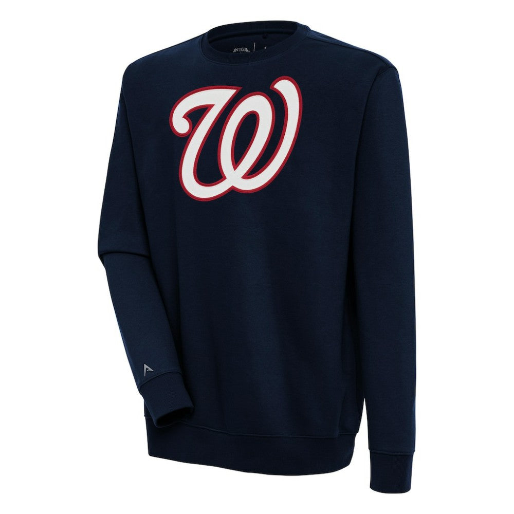 Washington Nationals Antigua Victory Pullover Sweatshirt - Navy Pullover