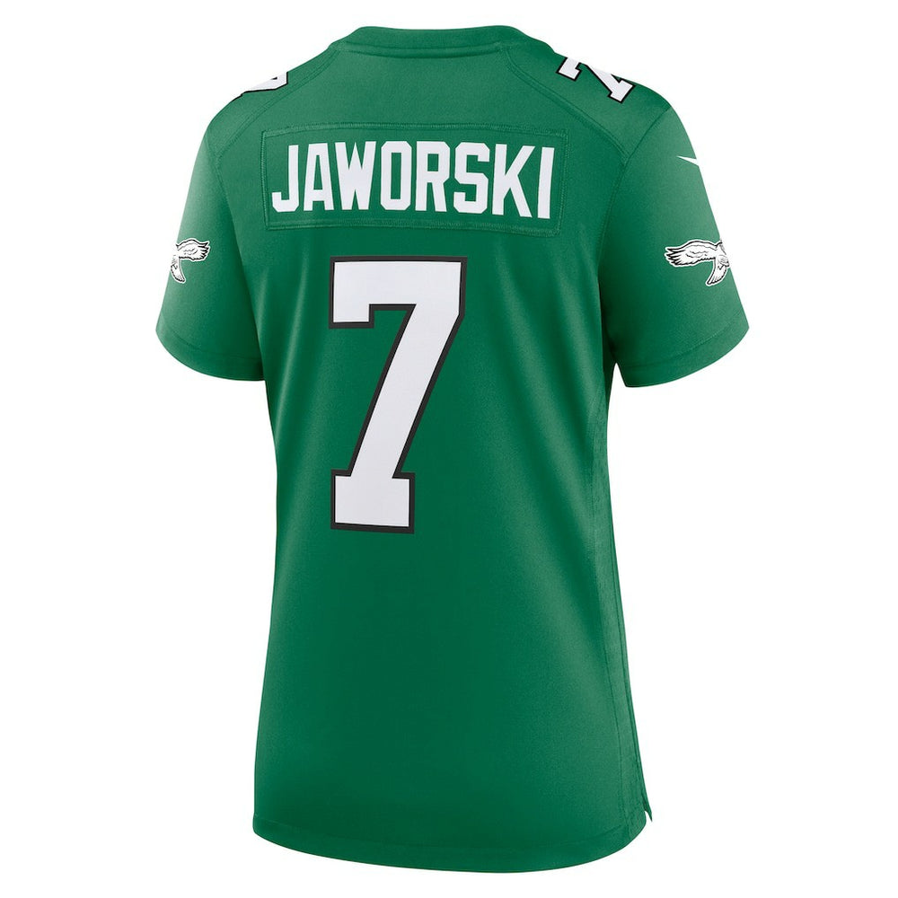 Ron Jaworski Philadelphia Eagles Women's Alternate Game Jersey - Kelly Green Jerseys