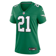 Eric Allen Philadelphia Eagles Women's Alternate Game Jersey - Kelly Green Jerseys