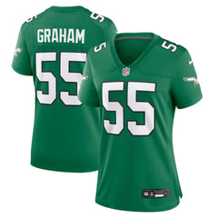 Brandon Graham Philadelphia Eagles Women's Alternate Game Jersey - Kelly Green Jerseys