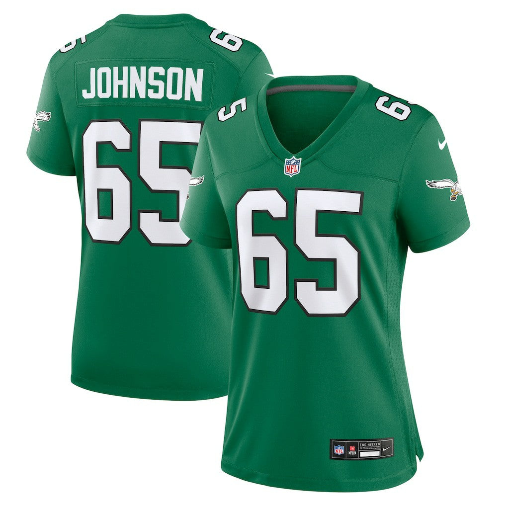 Lane Johnson Philadelphia Eagles Women's Alternate Game Jersey - Kelly Green Jerseys