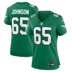Lane Johnson Philadelphia Eagles Women's Alternate Game Jersey - Kelly Green Jerseys