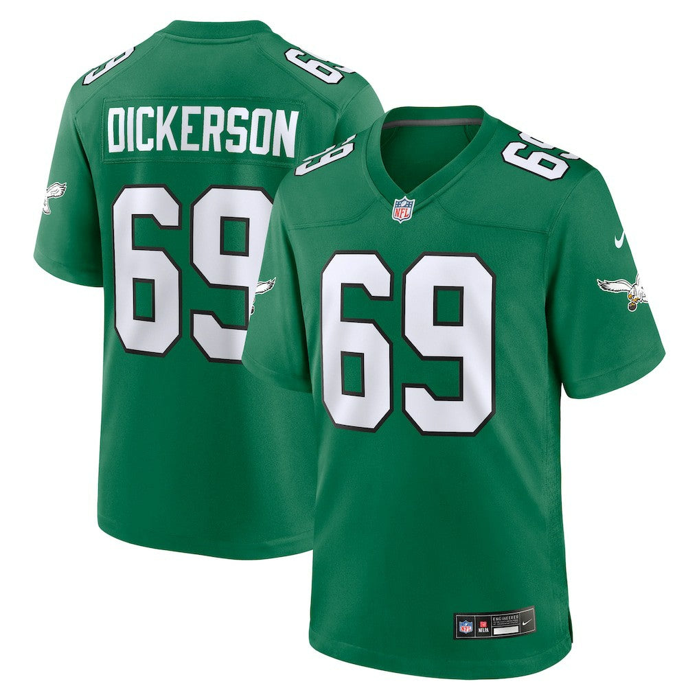 Landon Dickerson Philadelphia Eagles Alternate Game Jersey - Kelly Green Jerseys
