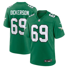 Landon Dickerson Philadelphia Eagles Alternate Game Jersey - Kelly Green Jerseys
