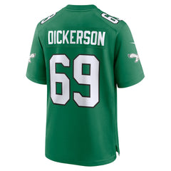 Landon Dickerson Philadelphia Eagles Alternate Game Jersey - Kelly Green Jerseys