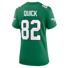 Mike Quick Philadelphia Eagles Women's Alternate Game Jersey - Kelly Green Jerseys