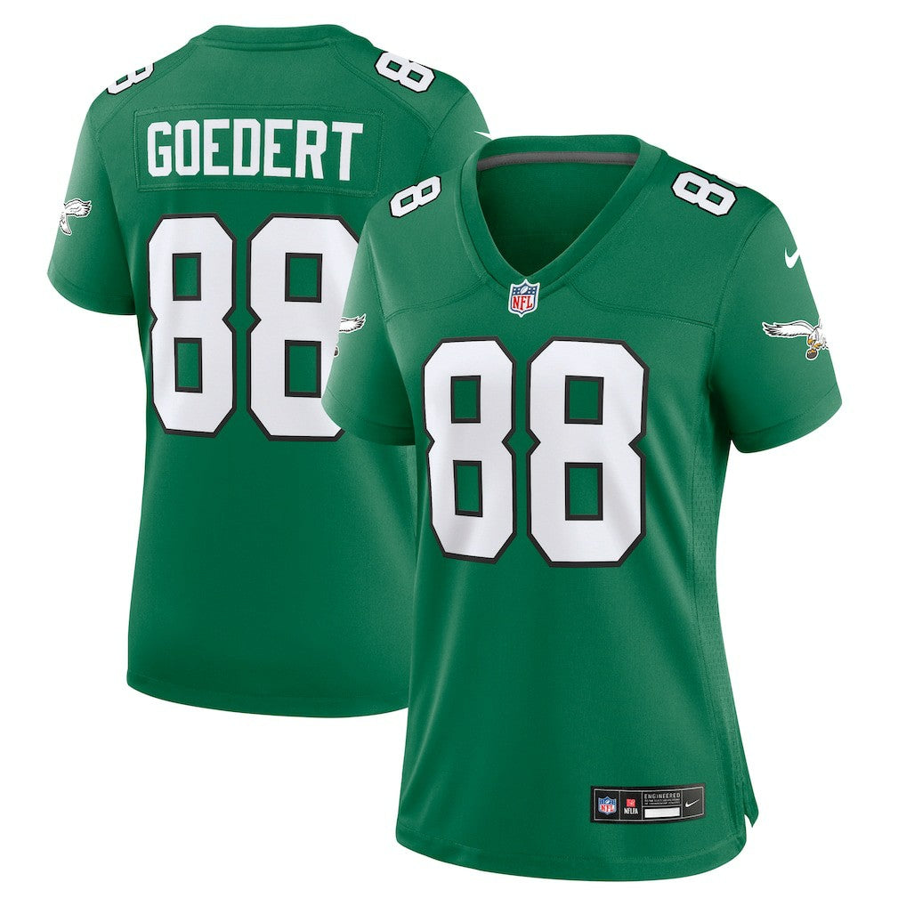 Dallas Goedert Philadelphia Eagles Women's Alternate Game Jersey - Kelly Green Jerseys