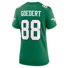 Dallas Goedert Philadelphia Eagles Women's Alternate Game Jersey - Kelly Green Jerseys