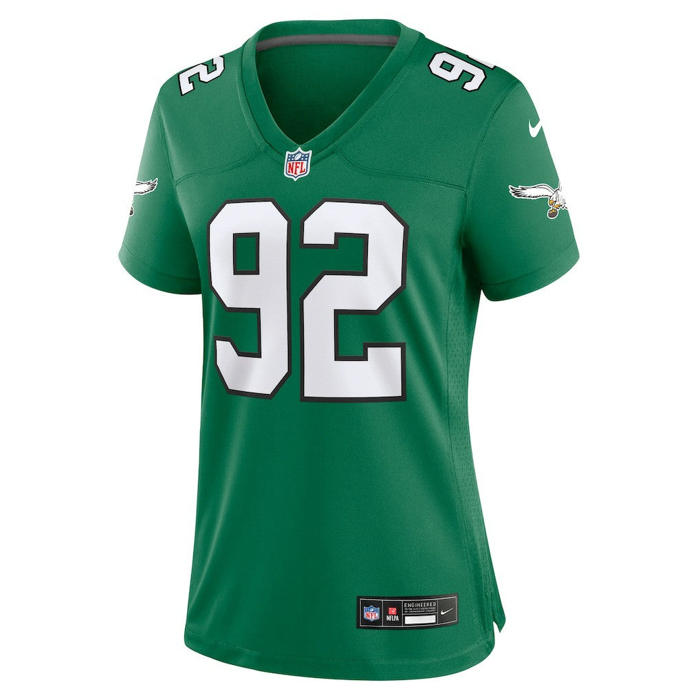 Reggie White Philadelphia Eagles Women's Alternate Game Jersey - Kelly Green Jerseys
