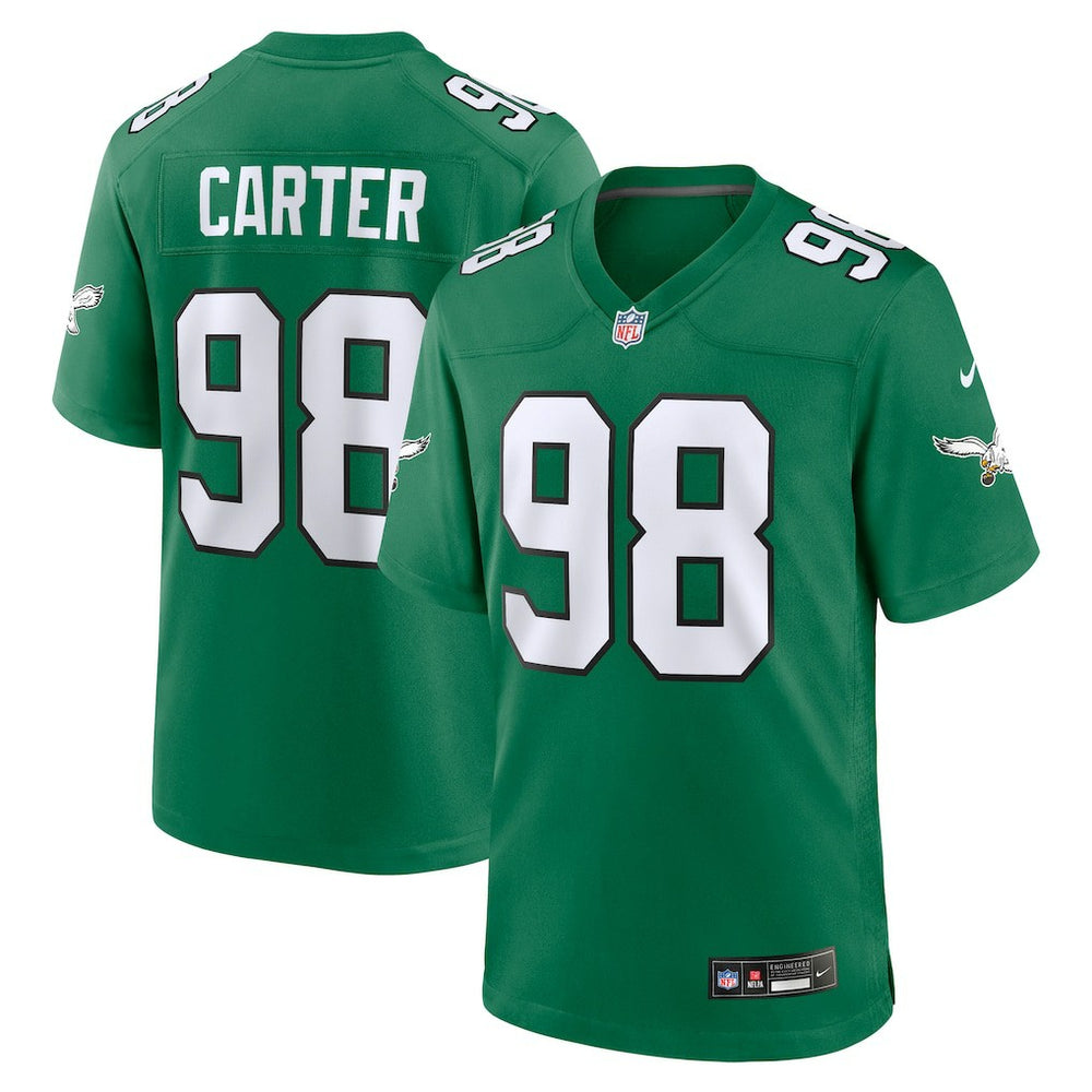 Jalen Carter Philadelphia Eagles Alternate Game Jersey - Kelly Green Jerseys