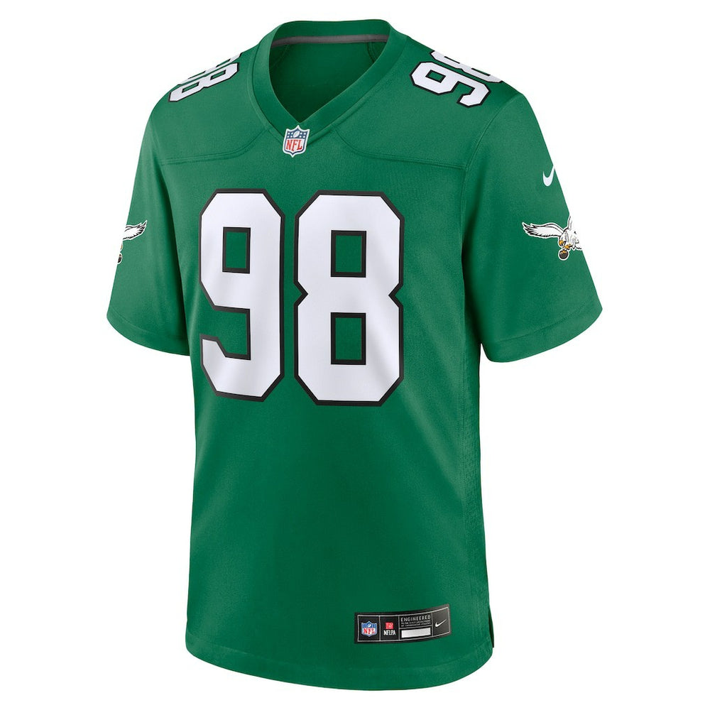 Jalen Carter Philadelphia Eagles Alternate Game Jersey - Kelly Green Jerseys