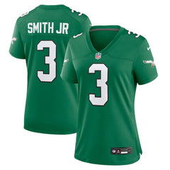 Nolan Smith Philadelphia Eagles Women's Alternate Game Jersey - Kelly Green Jerseys