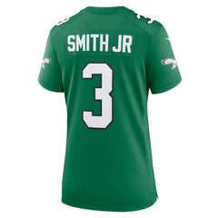 Nolan Smith Philadelphia Eagles Women's Alternate Game Jersey - Kelly Green Jerseys