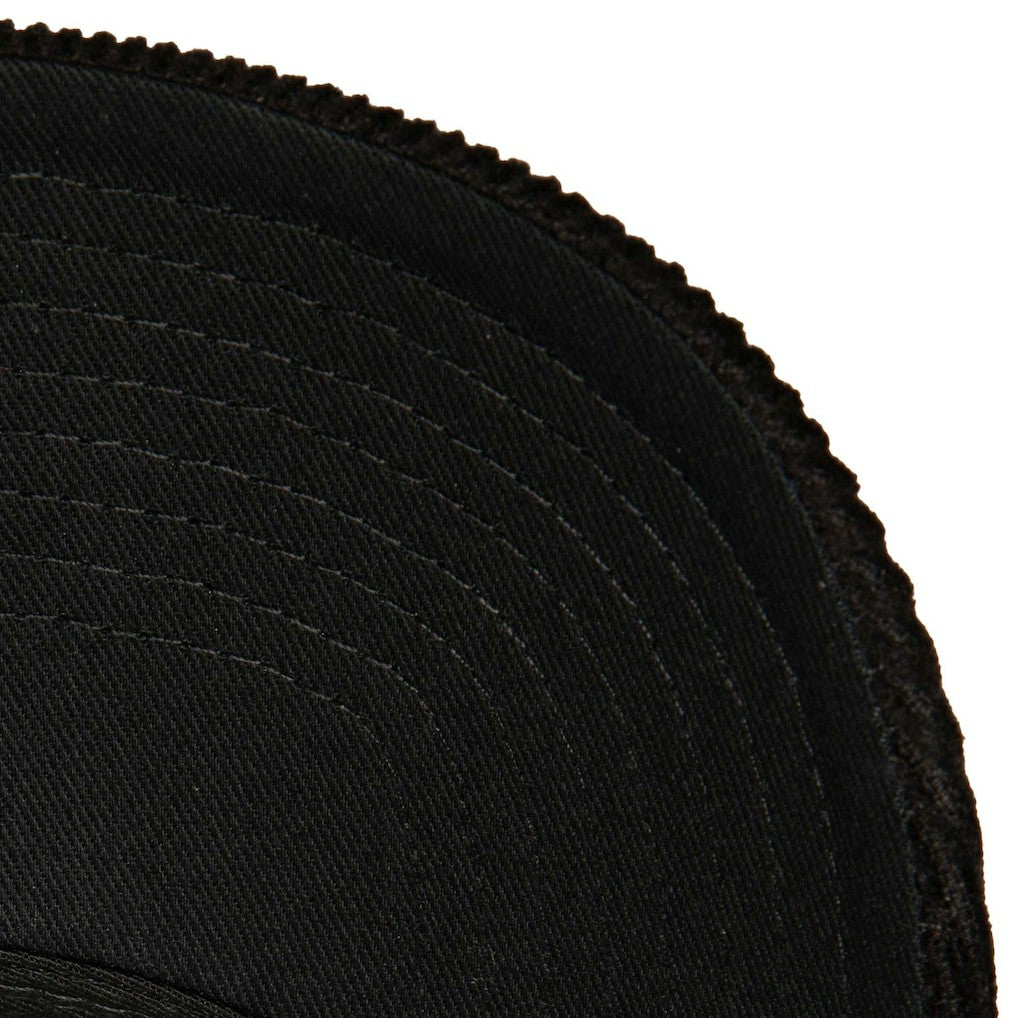 Brooklyn Nets Times Up Classic Script Cord Trucker Hat Black - Mitchell & Ness