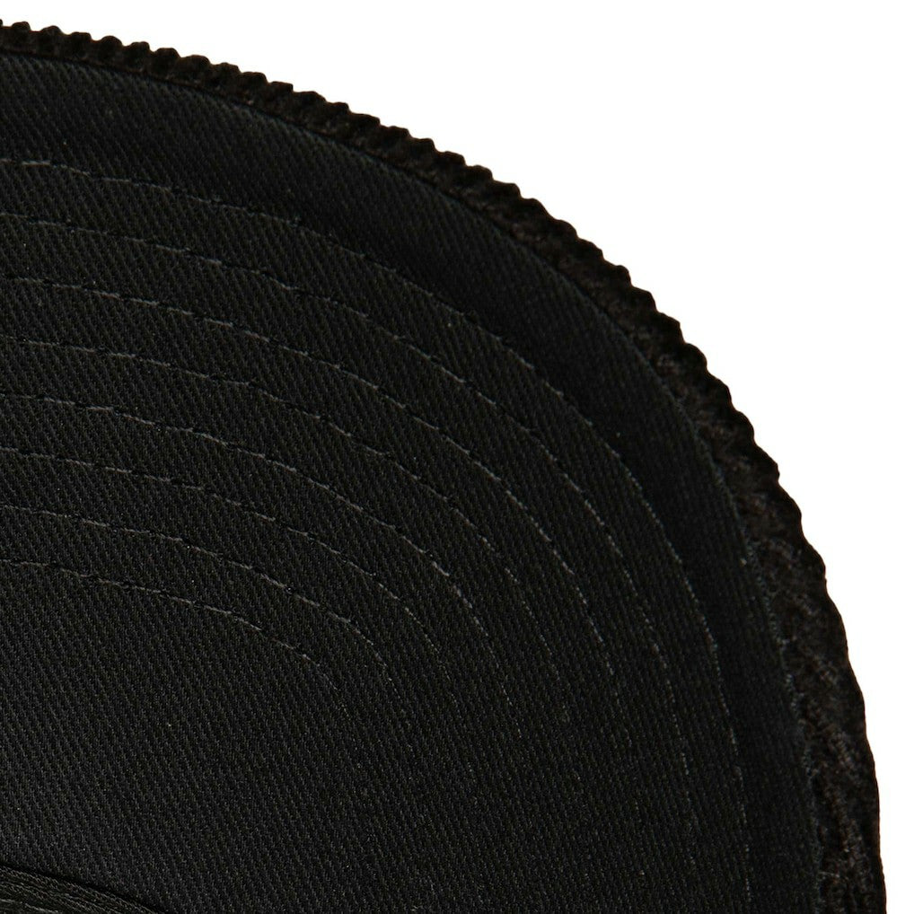 Chicago Bulls Times Up Classic Script Cord Trucker Hat Black - Mitchell & Ness