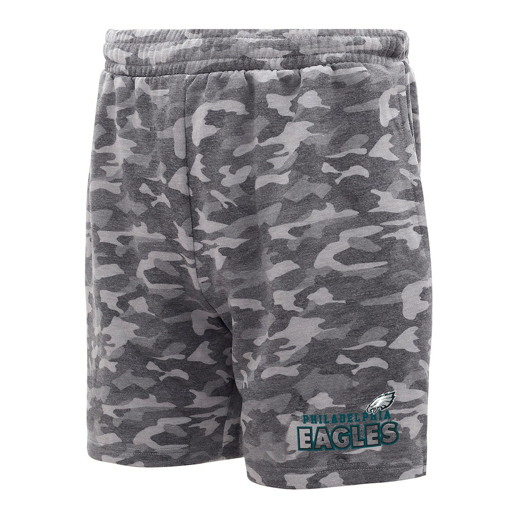 Philadelphia Eagles Concepts Sport Biscayne Camo Shorts - Charcoal Shorts