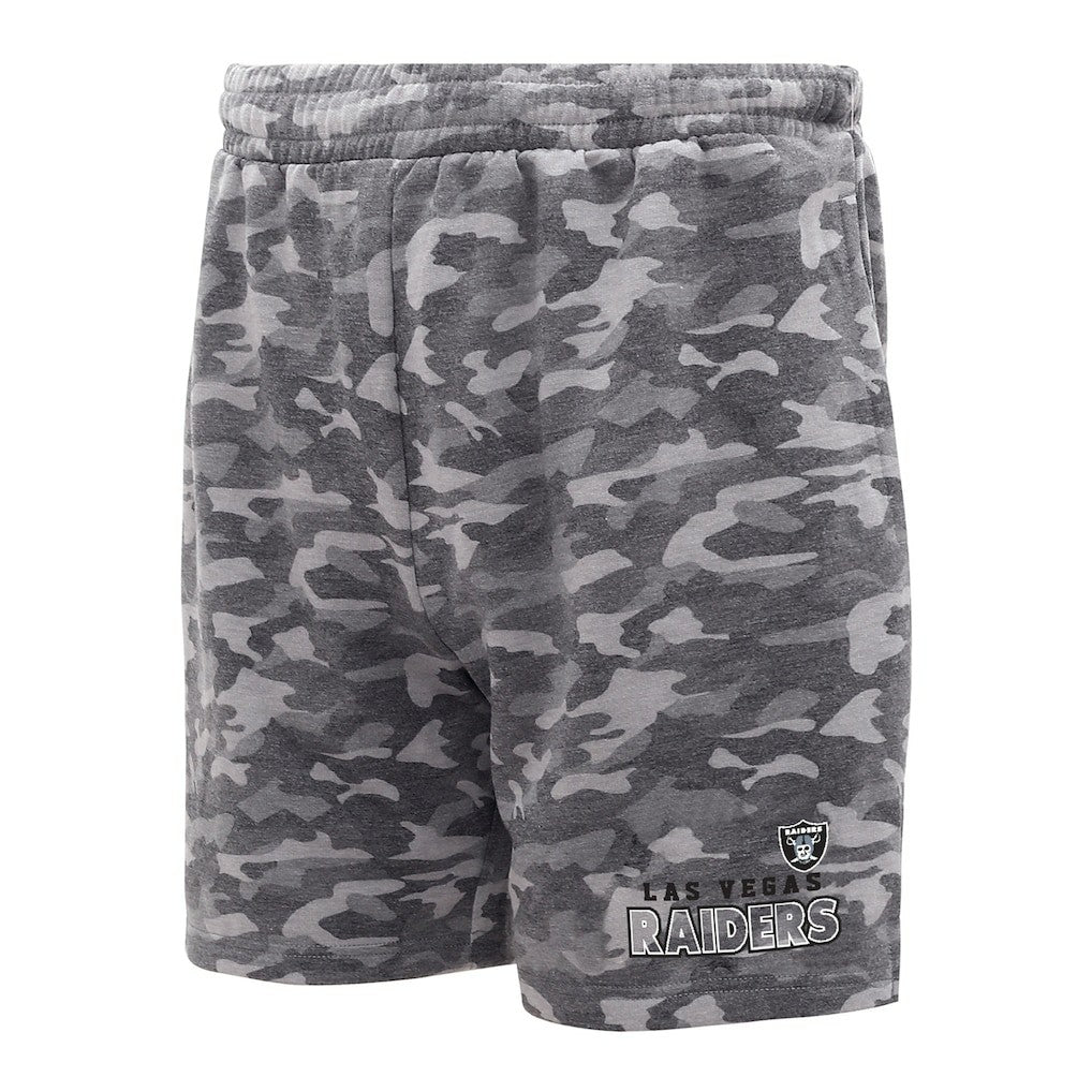 Las Vegas Raiders Concepts Sport Biscayne Camo Shorts - Charcoal Shorts