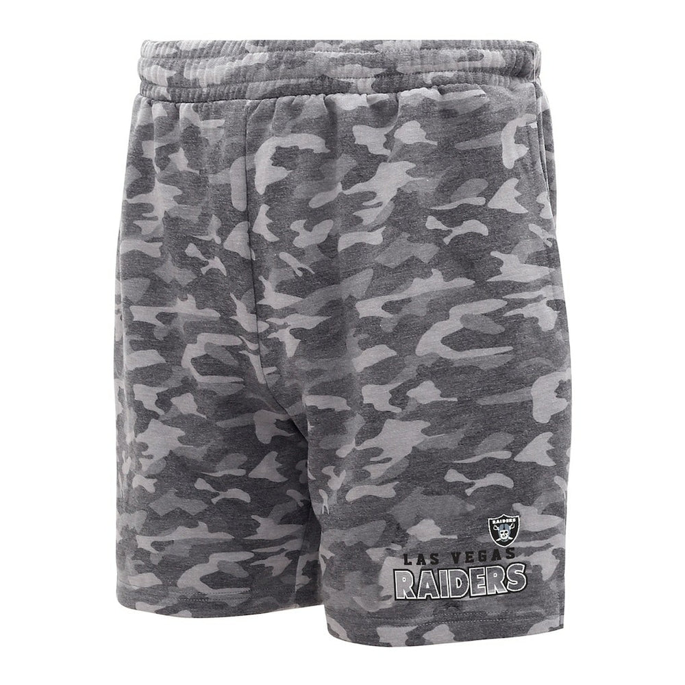Las Vegas Raiders Concepts Sport Biscayne Camo Shorts - Charcoal Shorts