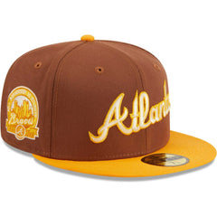 Atlanta Braves New Era Tiramisu  59FIFTY Fitted Hat - Brown Hats