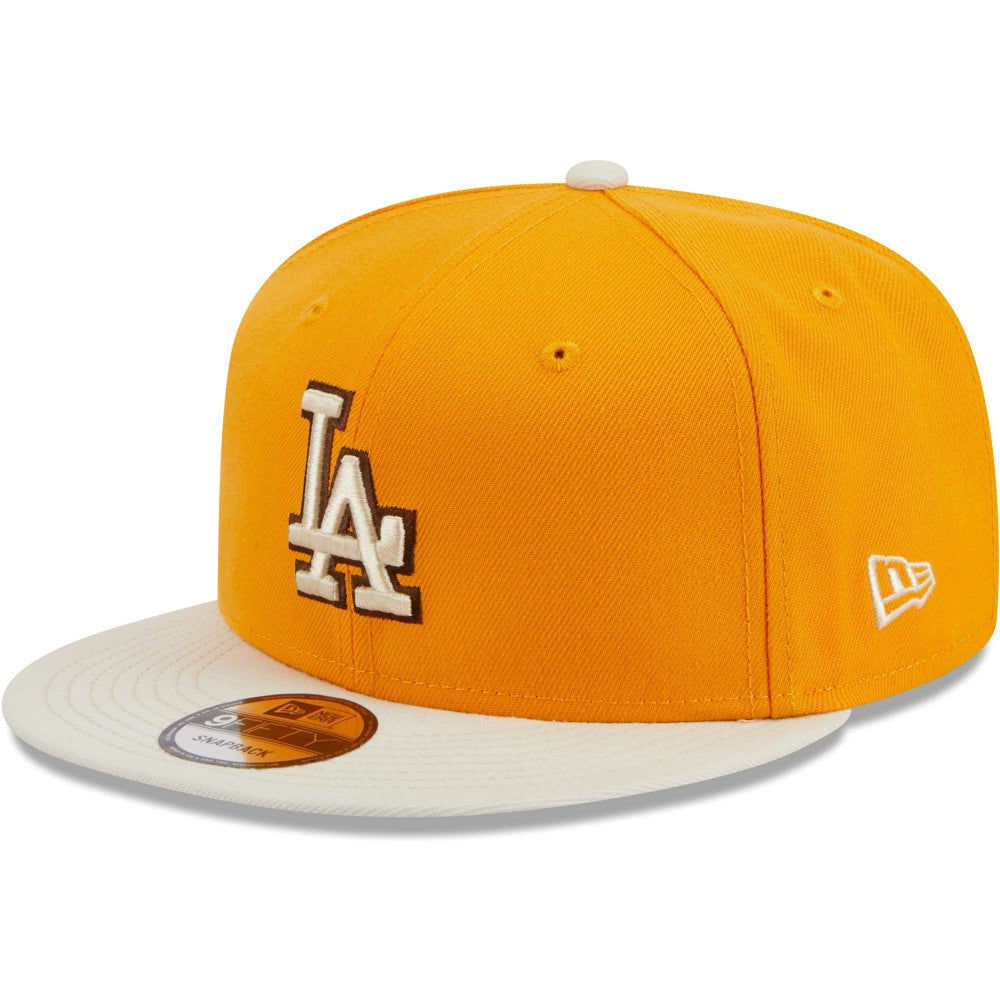Los Angeles Dodgers New Era Tiramisu  9FIFTY Snapback Hat - Gold Hats