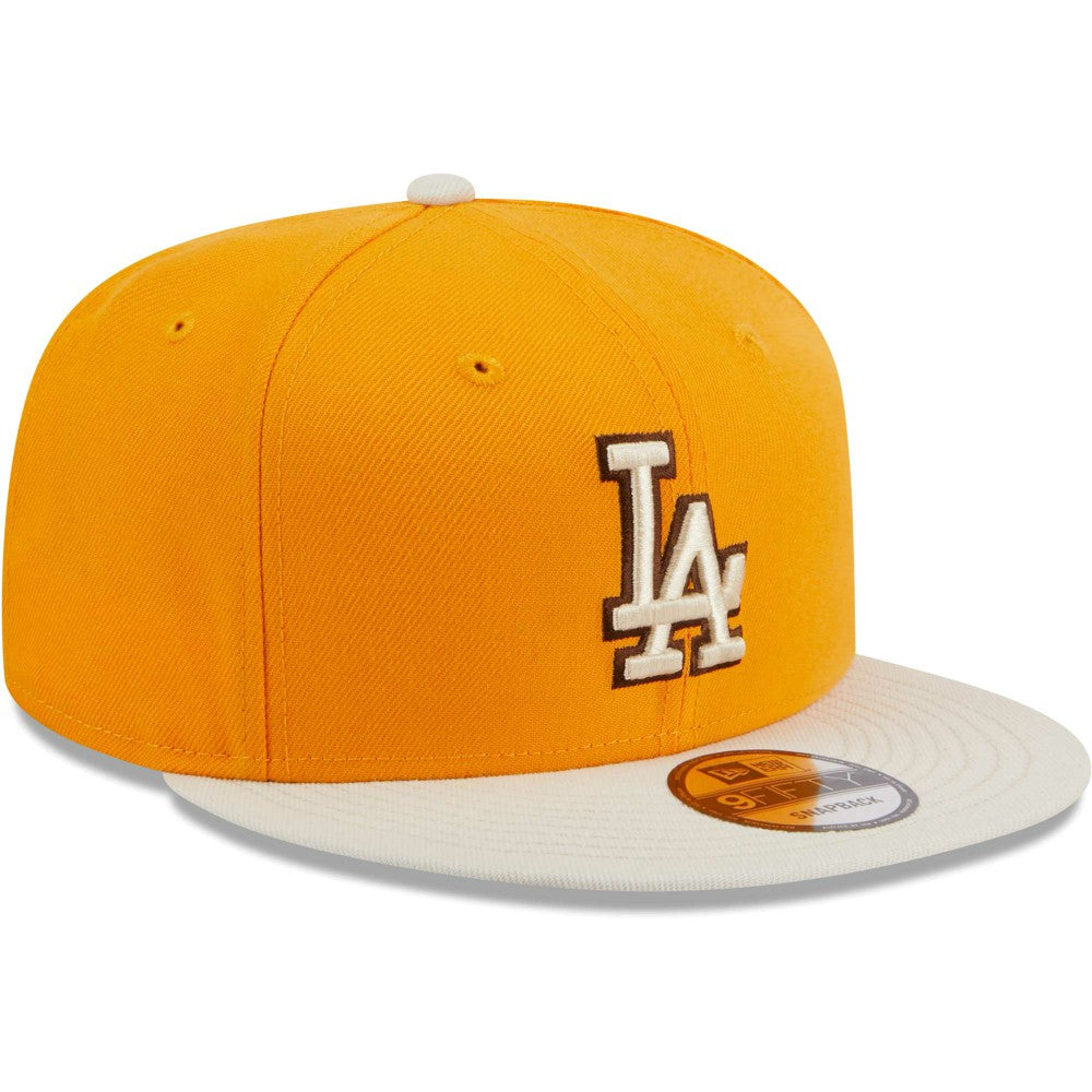 Los Angeles Dodgers New Era Tiramisu  9FIFTY Snapback Hat - Gold Hats