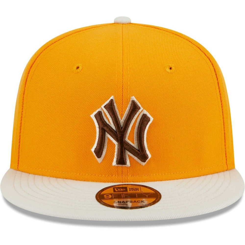 New York Yankees New Era Tiramisu  9FIFTY Snapback Hat - Gold Hats