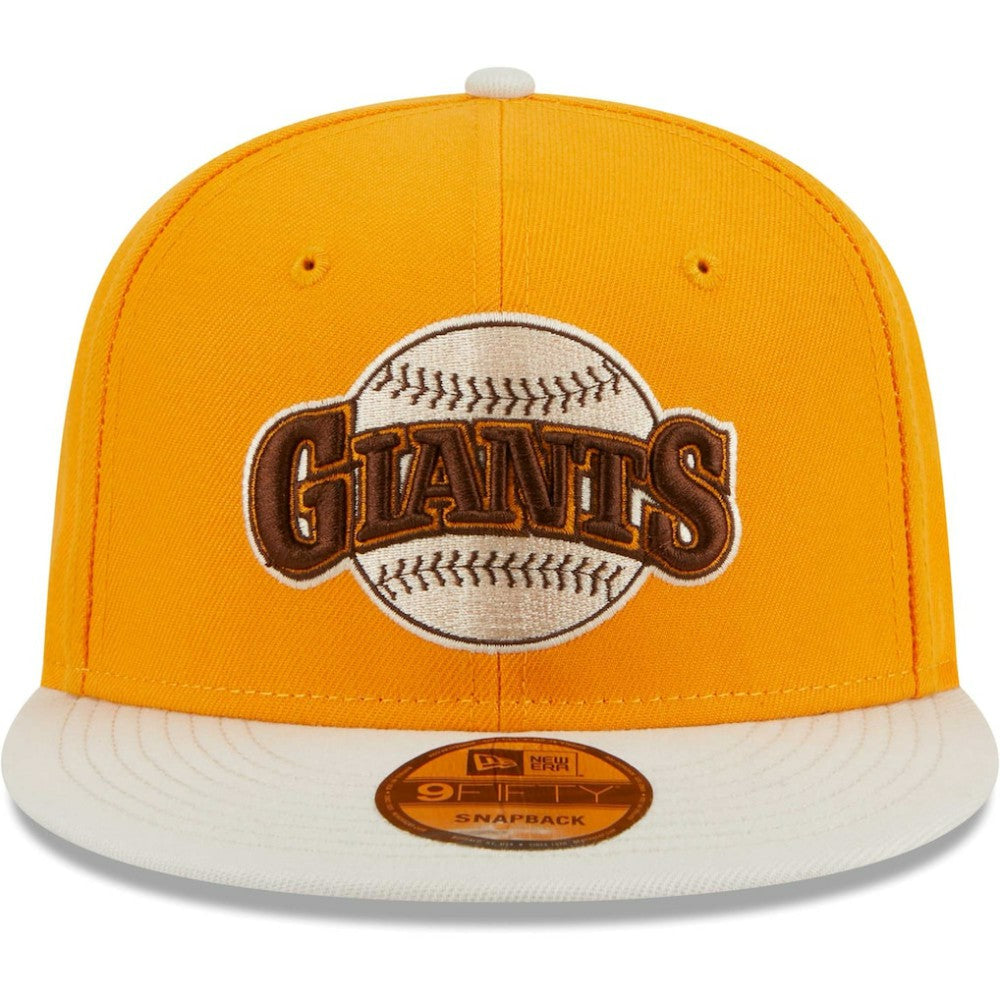 San Francisco Giants New Era Tiramisu  9FIFTY Snapback Hat - Gold Hats