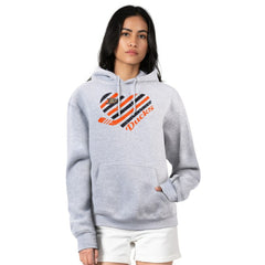 Anaheim Ducks G-III 4Her by Carl Banks Women's Heart Pullover Hoodie - Heather Gray | US 200446493