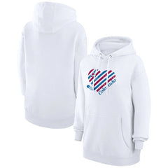 Colorado Avalanche G-III 4Her by Carl Banks Women's Heart Pullover Hoodie - White | US 200446531
