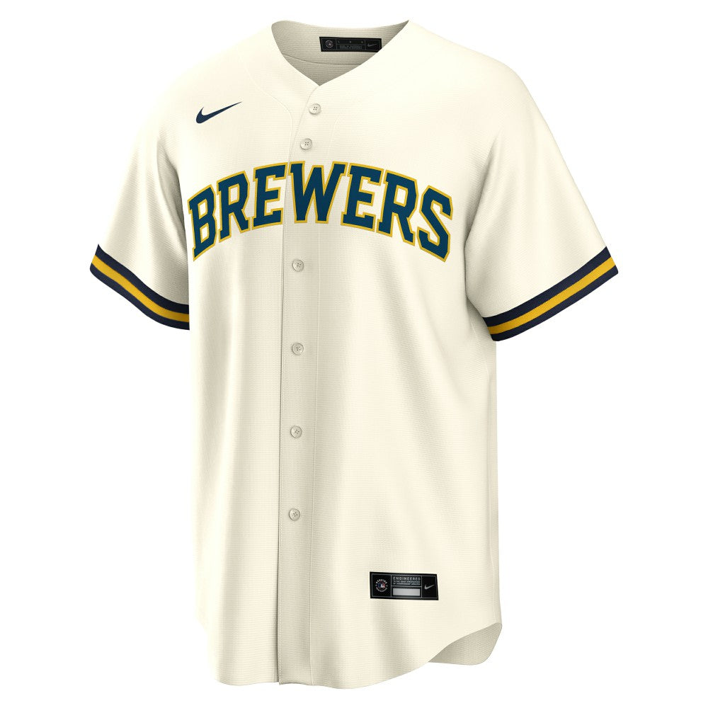 Sal Frelick Milwaukee Brewers Nike Home Replica Player Jersey - Cream Jerseys