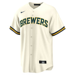 Sal Frelick Milwaukee Brewers Nike Home Replica Player Jersey - Cream Jerseys
