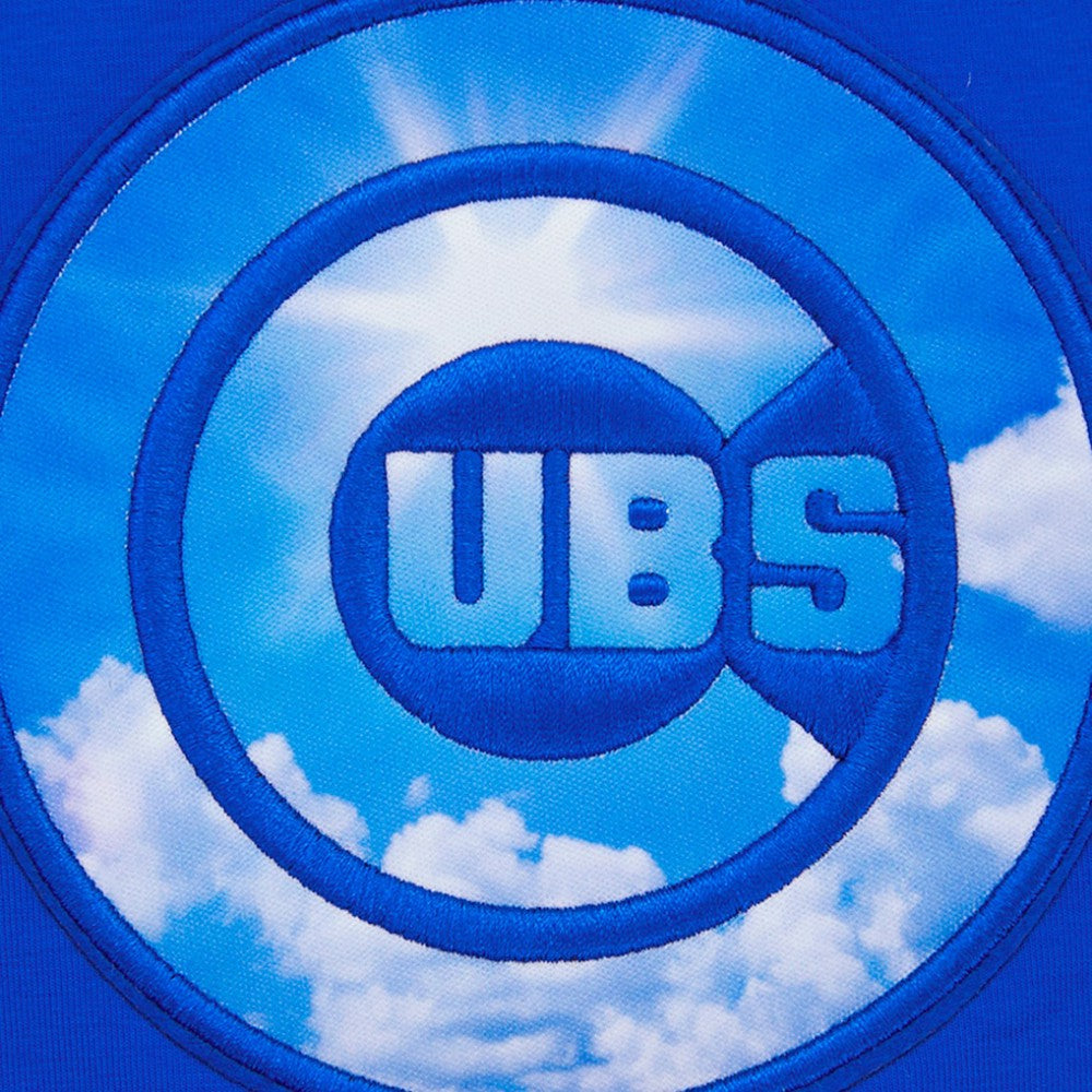 Chicago Cubs Pro Standard Women's Painted Sky Boxy Cropped T-Shirt - Royal T-shirts