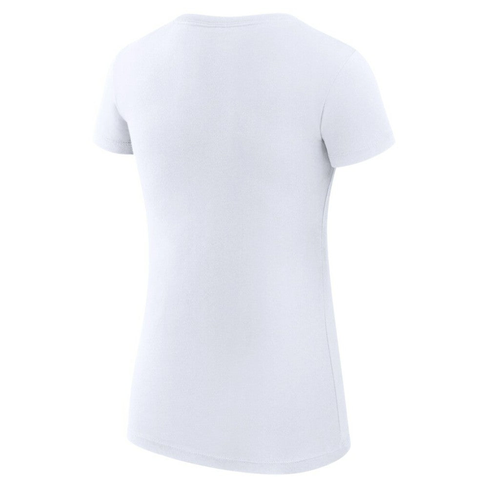 Miami Marlins G-III 4Her by Carl Banks Women's Super-Slim Fit Lightweight Team Graphic T-Shirt - White T-shirts