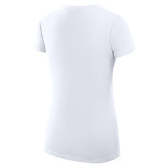 Cincinnati Reds G-III 4Her by Carl Banks Women's Super-Slim Fit Lightweight Team Graphic V-Neck T-Shirt - White T-shirts