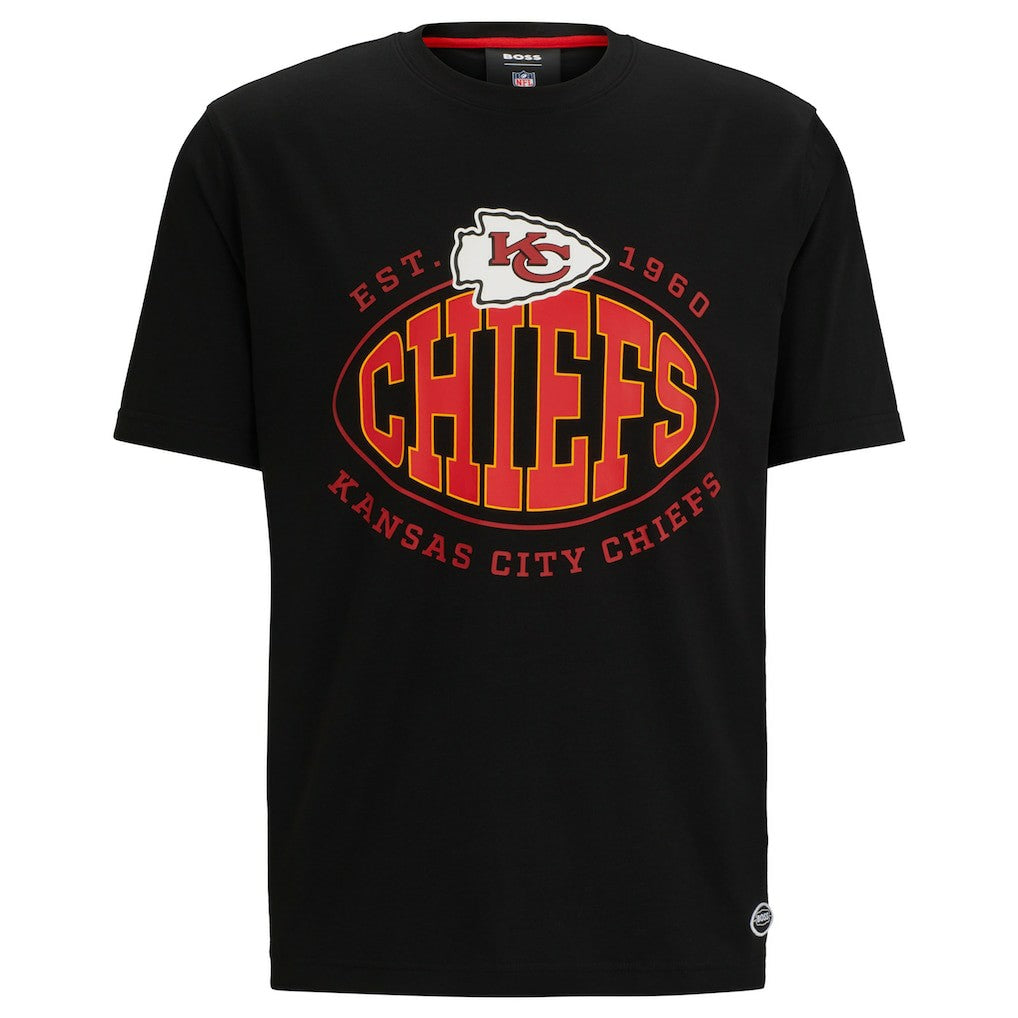 Kansas City Chiefs BOSS X NFL Trap T-Shirt - Black T-shirts