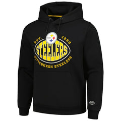 Pittsburgh Steelers BOSS X NFL Touchback Pullover Hoodie - Black Hoodies