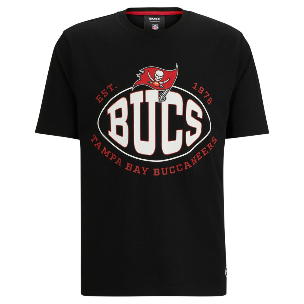 Tampa Bay Buccaneers BOSS X NFL Trap T-Shirt - Black T-shirts
