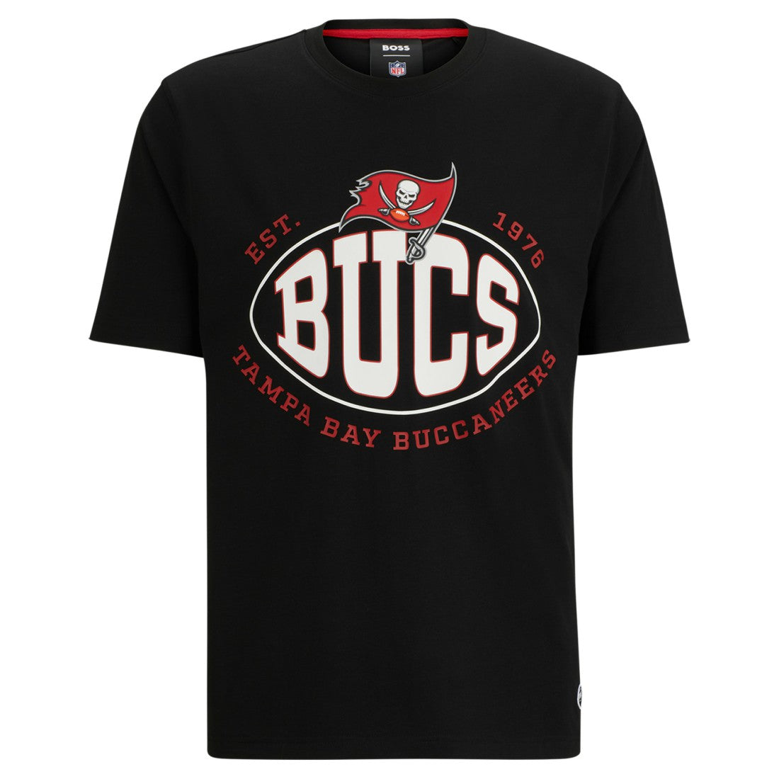 Tampa Bay Buccaneers BOSS X NFL Trap T-Shirt - Black T-shirts