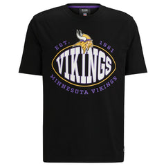 Minnesota Vikings BOSS X NFL Trap T-Shirt - Black T-shirts