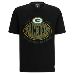 Green Bay Packers BOSS X NFL Trap T-Shirt - Black T-shirts