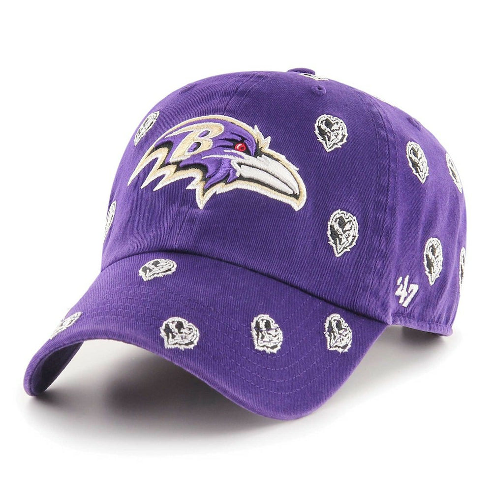 Baltimore Ravens '47 Confetti Clean Up Adjustable Hat - Purple Hats