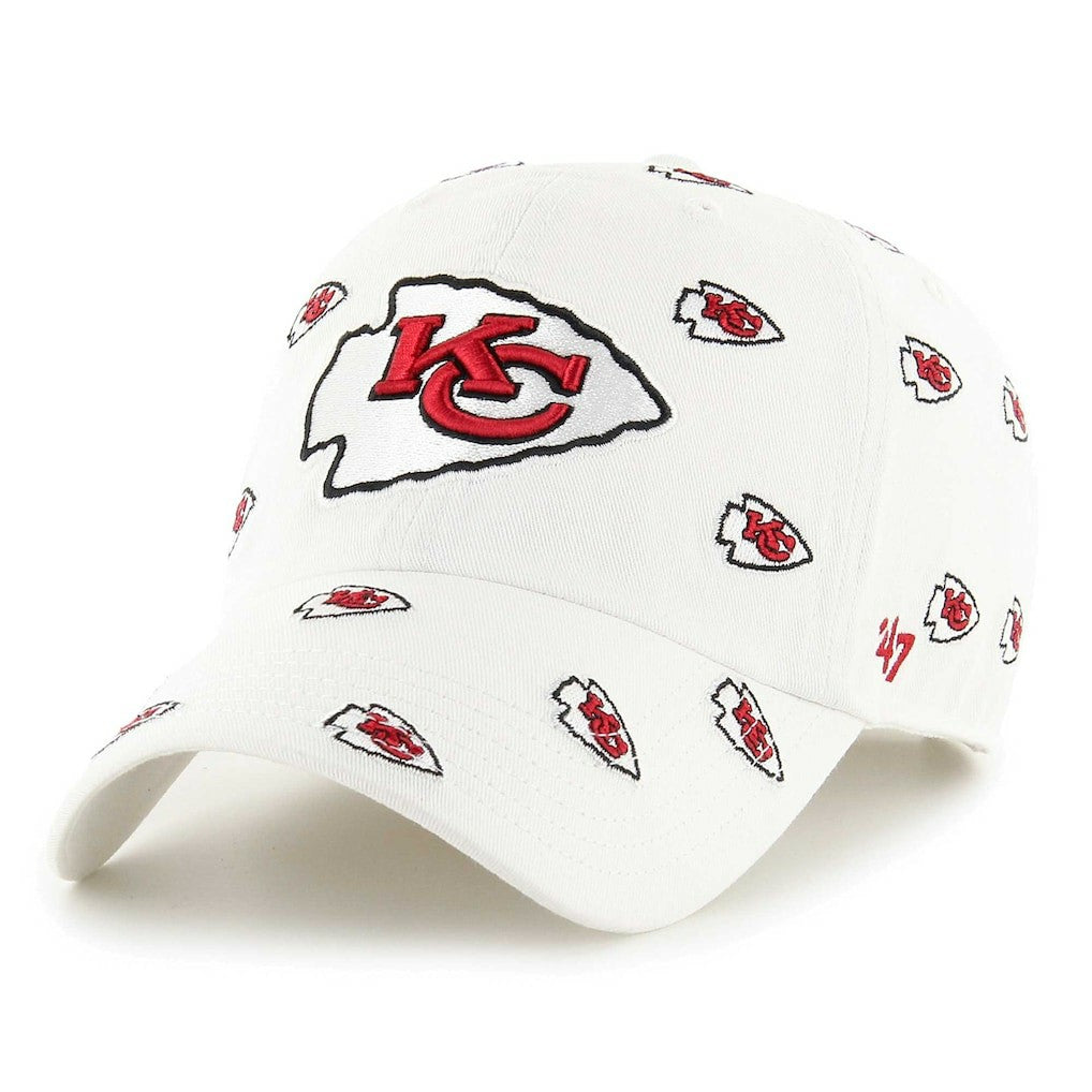 Kansas City Chiefs '47 Confetti Clean Up Adjustable Hat - White Hats
