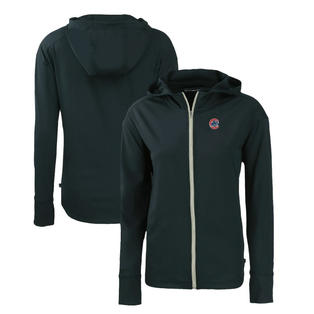 Chicago Cubs Cutter & Buck Women's Daybreak Eco Recycled Full-Zip Hoodie - Navy Hoodies